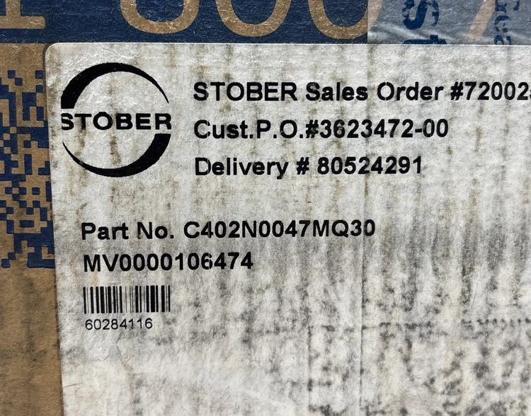 New | in-Stock STOBER C402N0047MQ30 Gearboxes Indiana US | J&J Industrial Supply #1550141