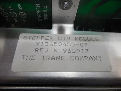 Trane X13650450-07 Chiller CTV Module Rev. K Used