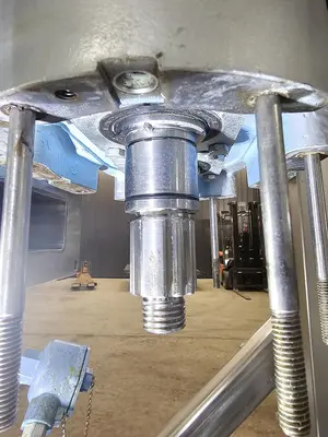 Used 400 Gallon Jacketed Tank (Reactor), With Waukesha Pump & Load Cells, 316 Stainless Steel