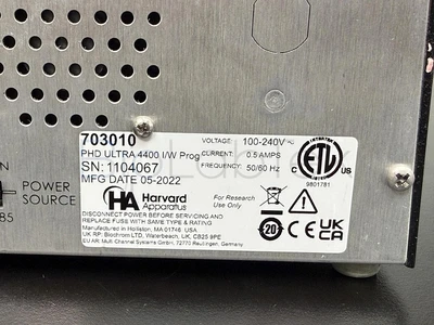 Used Harvard Apparatus 70-3010 Syringe Pumps Missouri US | BioLabTek #1520499