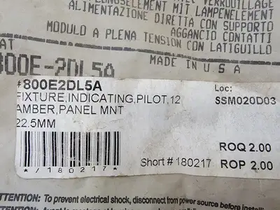 NEW ALLEN-BRADLEY 800E-2DL5A