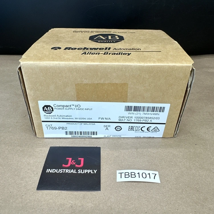 New | in-Stock Allen-Bradley 1769PB2 Power Supplies Indiana US | J&J Industrial Supply #522593