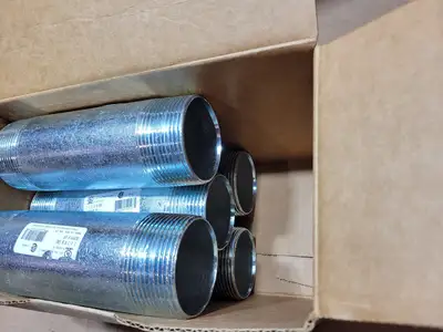 2-1/2" x 8" Nipple Conduit Galvanized Steel EP 35749 (Box of 5)