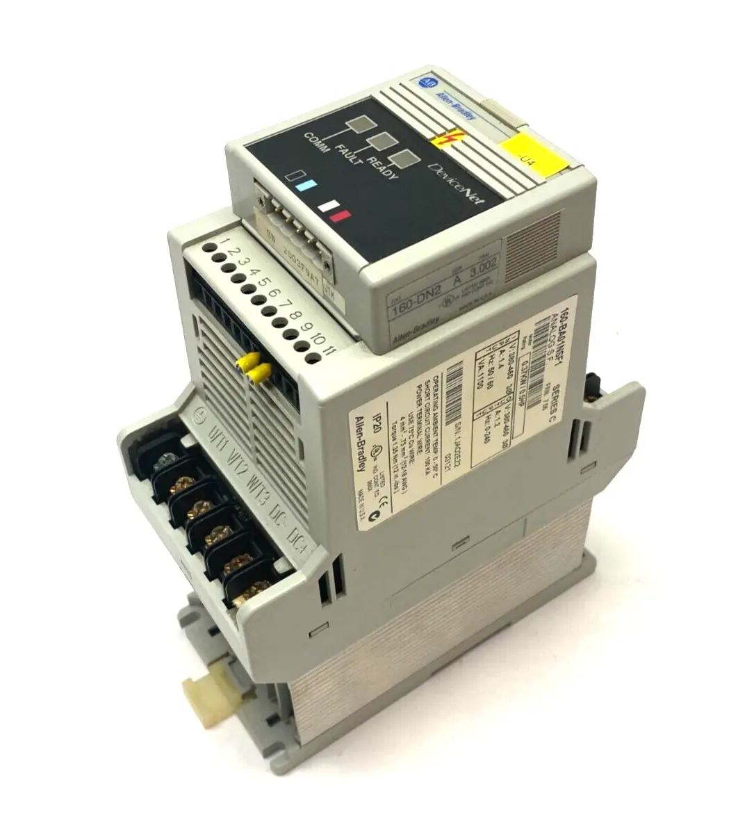 USED ALLEN-BRADLEY SER. C DEVICENET PRESET SPEED CONTROLLER 0.5HP 0.37KW