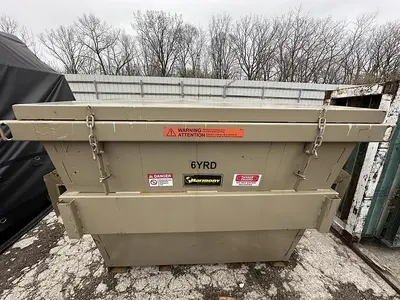 USED HARMONY C100SB TWO YARD SHORT BACK COMPACTOR