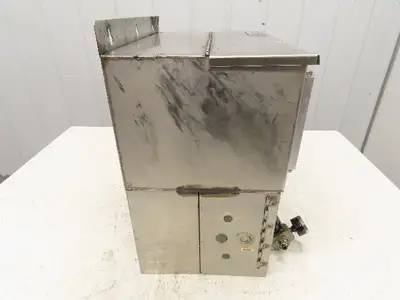 Jet Set Spray System Automatic Machine Lubricator Pump 5 Gal Stainless Tank