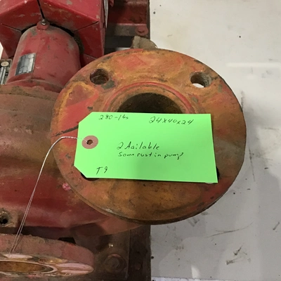 ITT Bell & Gossett 2 5BB 9 BF End Suction Pump 286GPM 7.5Ft 1800HP