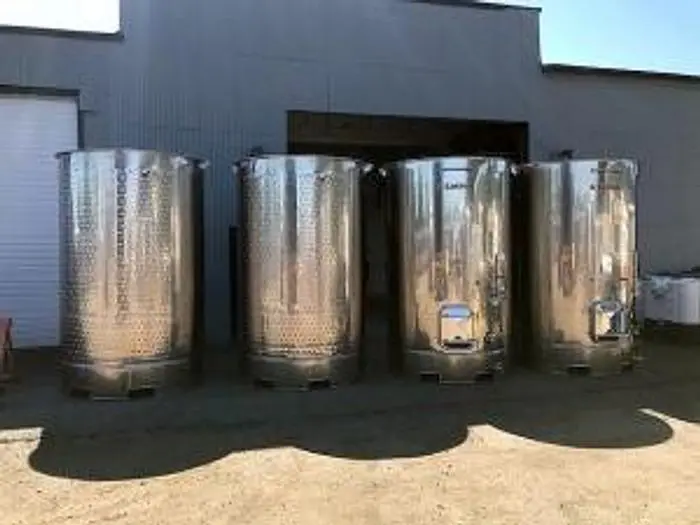 New Stock Letina 1611Gal/6100L Forkliftable Variable Capacity Jacketed Tank