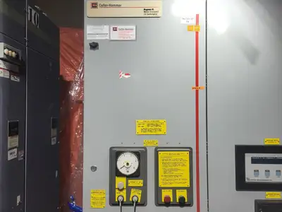 Low Voltage PDC / Switchgear Section, (1) 4000A, (5) 1200A Magnum DS Breakers, 600V 3PH