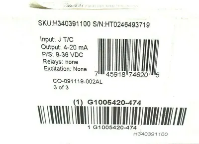 NEW SIMPSON H340391100 PANEL METER