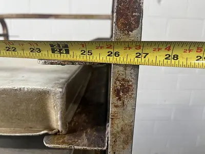 Roll-In Double Oven Rack with Pans