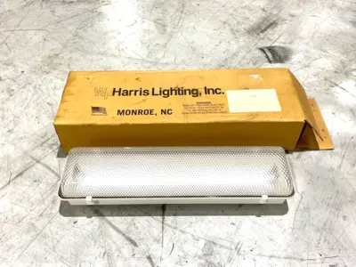 USED WF HARRIS FACILITY LIGHTING UNIT CLEAR PRISM