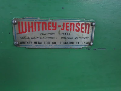 Whitney Jensen 10 Ton Punch Press