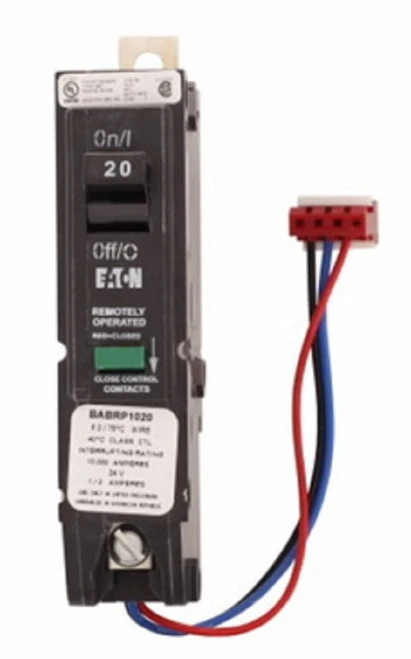 Cutler-Hammer Eaton BABRP1015 Circuit Breaker, 15A Type BAB Remotely Op Bolt-On [New]