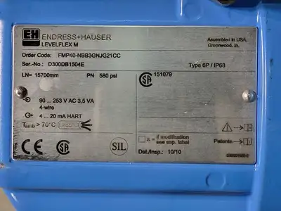 USED ENDRESS-HAUSER FMP40-NBB3GNJG21CC