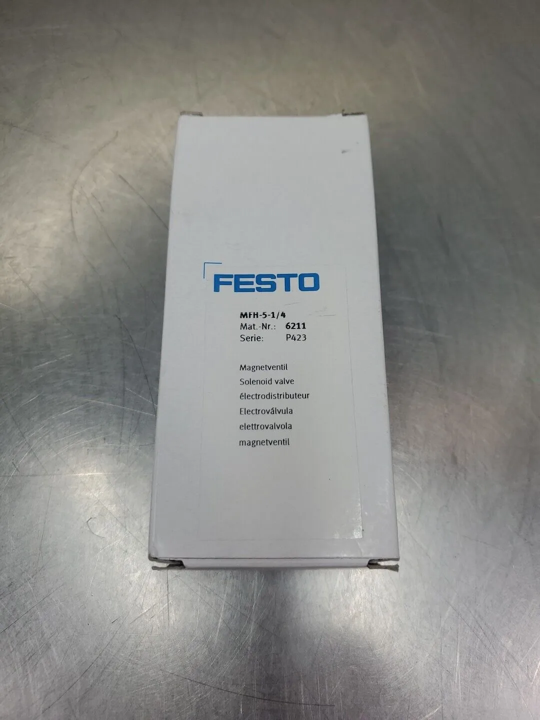FESTO MFH-5-1/4 (6211) Solenoid Valve **NEW IN BOX** 6D-23