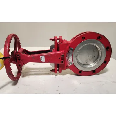 Used 6" Red Valve Inc. Stainless Steel Slide Gate Valve - Metal Seated