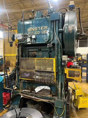 1965 MINSTER P2-60-36 Straight Side Double Crank Press | Universal Press & Machinery (UPM) (2)