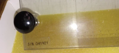 USED Visual Precision inc scale 0.2mm steps Std .010"