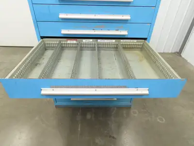 Nu-Era Tool Storage Cabinet Modular 8 Drawer 45x28x61" Stanley Vidmar Lista