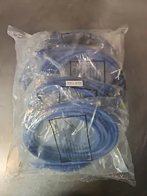 TIA/EIA 568-B.2-10 Category 6 Patch Cord 10 Ft gold plating 50" pk W/10 (BIN332