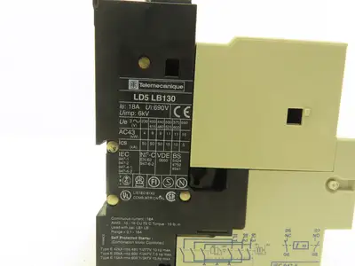 Telemecanique LD5 LB130 LB1 LB03P10 Combination Motor Starter 18A/4-6A