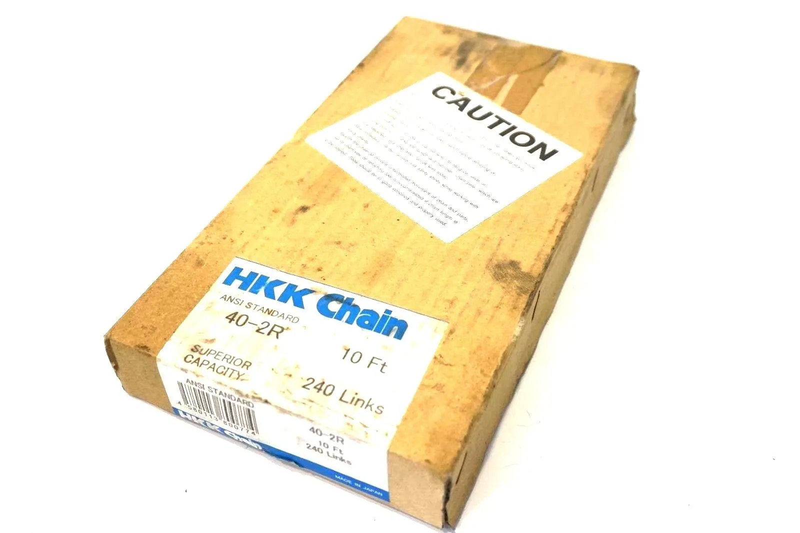 NEW HKK 40-2R CHAIN 10FT. 240 LINKS 402R