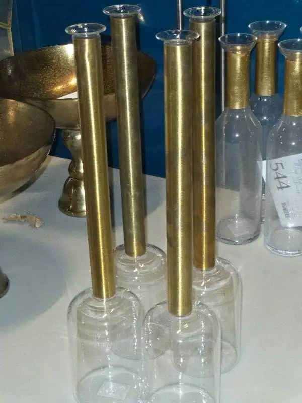 Lot of (4) Bud Vase - Zoya by Accent Décor 3 1/2" x 20"
