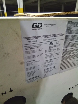 Used Gardner Denver RNC250A3 Miscellaneous Equipment Iowa US | ISP Equipment Group #1318991