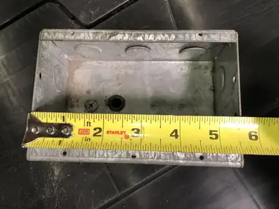 5.5x4" High Voltage Pre-Ganged Masonry Box