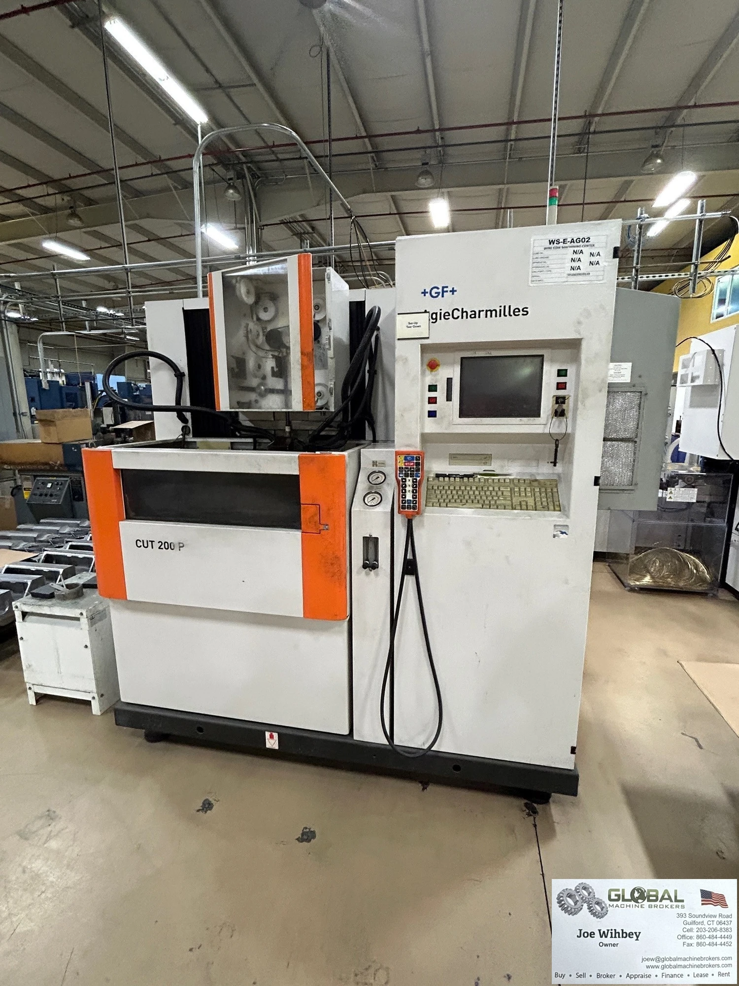 Agie Charmilles GF Cut 200P Wire EDM New 2012 Low Hours w Chiller