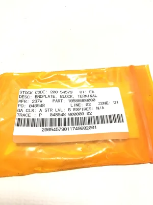 Weidmuller WTW/237W Endplate Block Terminal (Lot of 5)