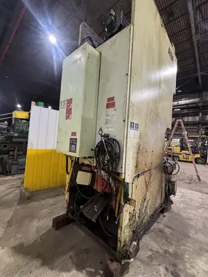 220 TON AIDA MODEL #NC1-200(2) GAP FRAME PRESS, WITH 9.84" STROKE: STOCK #22201