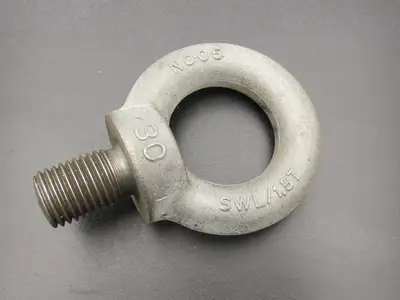 SWL 1.5T M30 x 3.5 Metric Shoulder Eye Bolt 45mm Shank NC-05  Lot of 3