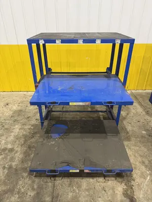 (4) 1,000 LB CAPACITY DIE RACKS W/ SLIDING SHELVES: YOBRO #24478