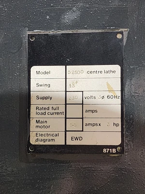 USED COLCHESTER STUDENT 2500
