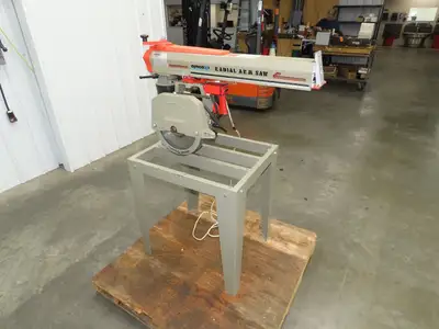 Omga RN 450 FM US Radial Arm Saw 12" Blade 4Hp Motor 18" 450mm Rip 230/460V 3Ph