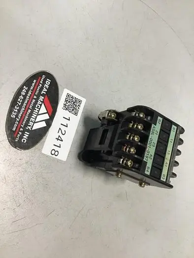 Used FUJI ELECTRIC SCRA3631-05Z42C PLC Contactors | Ideal Machinery #621831