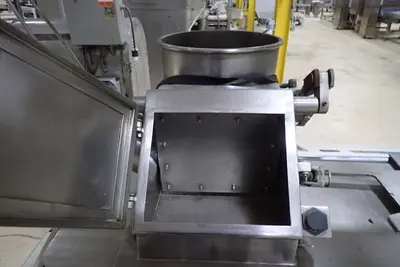 Used Stephan High Speed Mixer with Jacketed Bowl, Hopper, Conveyor, and Controls