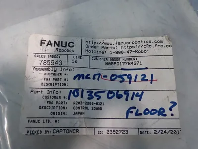 New | in-Stock FANUC A20B22000321 Circuit Boards | HGR 24 #744969