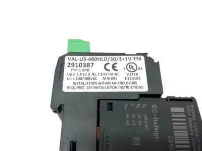 USED PHOENIX CONTACT SURGE PROTECTION DEVICE 4-CHANNEL