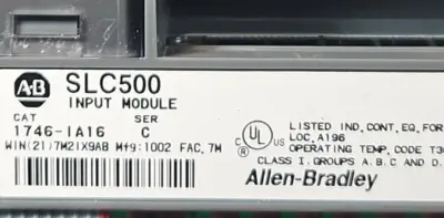 Allen-Bradley 1746-IA16/C SLC500 Input Module (BIN631)