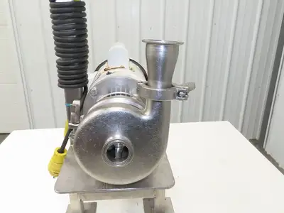 SPX Waukesha C114 Stainless Sanitary Centrifugal Pump 1.5x1.5" 1Hp 115/230V 1PH