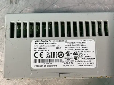 Used 2018 ALLEN BRADLEY 1794OWB PLC Input & Output Ohio US | HGR 24 #1312279