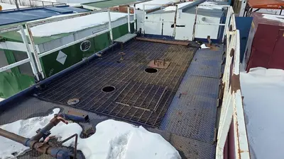 USED 30 M3 (192 BBL) SKID MOUNTED 2 COMPARTMENT MUD TANK