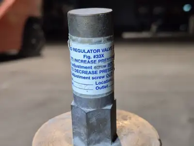 3" Pressure Regulator Valve Fig #33X