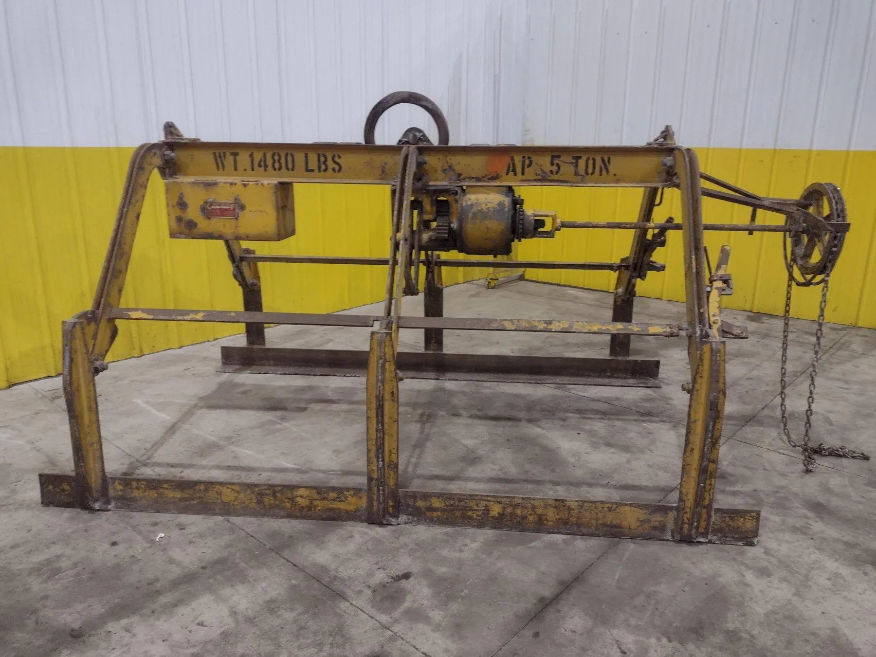 10,000 LBS X 96" CF ADJUSTABLE PLATE & SHEET LIFTER: STOCK #22326
