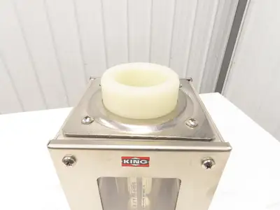 King Instruments 73117440103W Flow Meter 125psi Stainless 2" NPT 0-140gpm