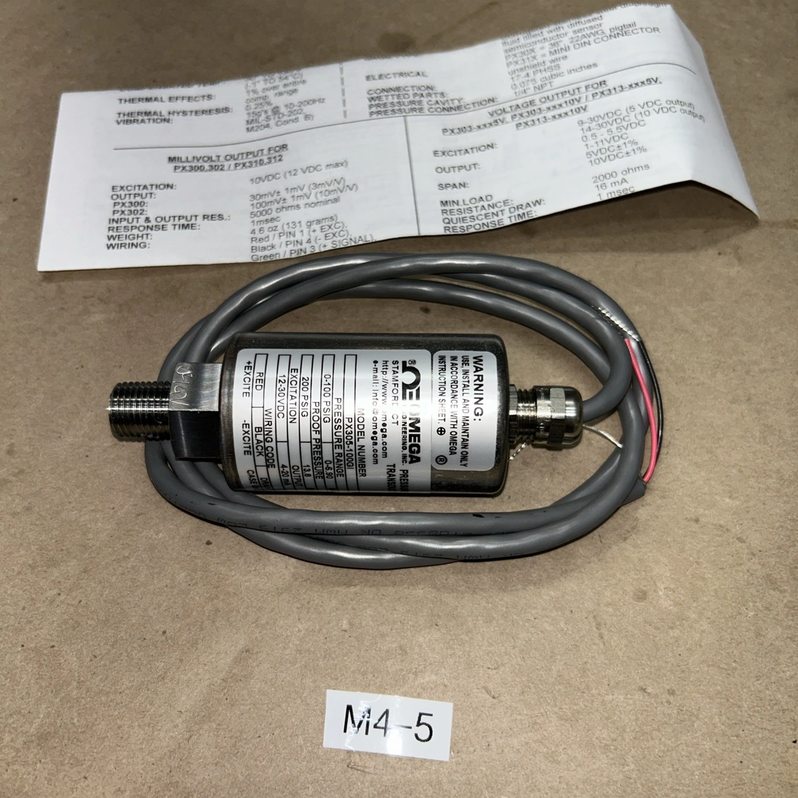 NEW OMEGA PX305-100GI