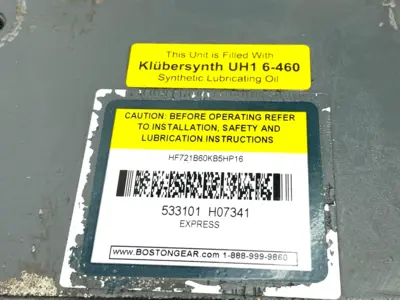 Used Boston Gear HF721B60KB5HP16 Speed Reducers Michigan US | Maverick Industrial Sales #1463891